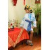 Embroidered dress/blouse/tunic "Frosty Morning"
